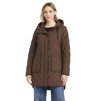 Women's Modern Supply by Sanctuary Hooded Long Quilt Coat