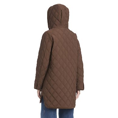 Women's Modern Supply by Sanctuary Hooded Long Quilt Coat