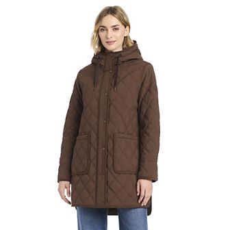 Women's Modern Supply by Sanctuary Hooded Long Quilt Coat