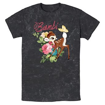 Disney's Bambi Painting Mineral Wash Men's Graphic Tee