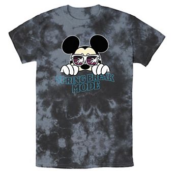 Disney's Mickey Mouse Spring Break Mode Bombard Wash Men's Graphic Tee