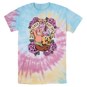 Men's SpongeBob SquarePants Weenie Hut Jr's Tie Dye Graphic Tee