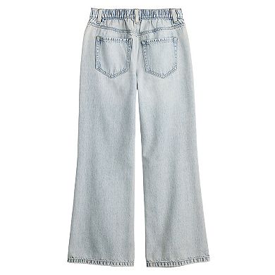 Girls 6-20 SO® Mid Rise Destructed Baggy Jeans in Regular & Plus Sizes
