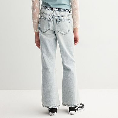 Girls 6-20 SO® Mid Rise Destructed Baggy Jeans in Regular & Plus Sizes
