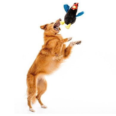 Playology Plush Hen Chicken Scent Medium Pet Toy