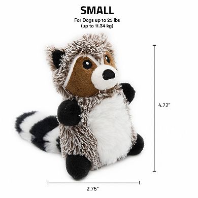 Playology Plush Raccoon Sweet Potato Scent Small Pet Toy
