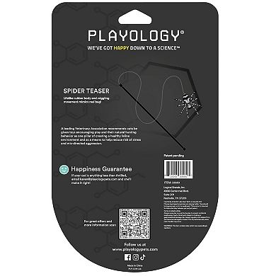 Playology Spider Teaser Interactive Cat Toy