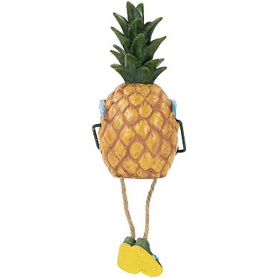 Northlight 9.5" Tropical Pineapple Boy with Dangling Legs Figurine