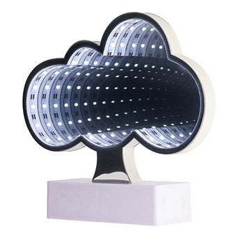 Northlight LED Lighted 3D Cloud Infinity Mirror Table Decor
