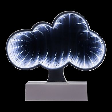 Northlight LED Lighted 3D Cloud Infinity Mirror Table Decor
