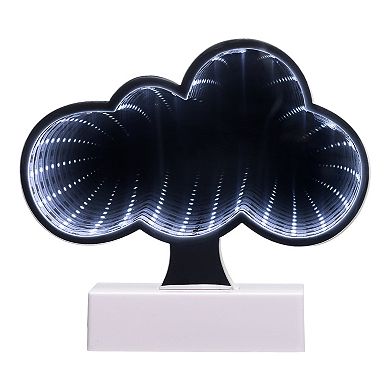 Northlight LED Lighted 3D Cloud Infinity Mirror Table Decor