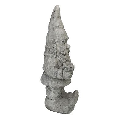 Northlight Outside Gardener Gnome with Shovel & Flower Statue