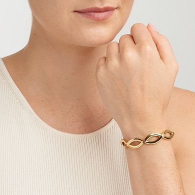 18k Gold Plated Infinity Bracelet