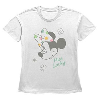 Disney's Minnie Mouse Miss Lucky Women's Graphic Tee