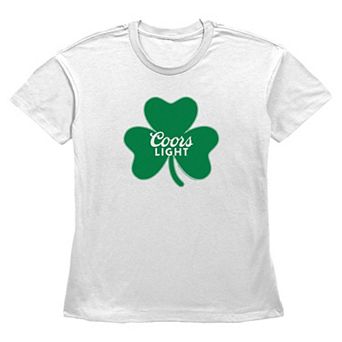 Women's Coors Light Shamrock Logo Graphic Tee