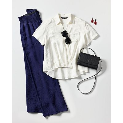 Women's Simply Vera Vera Wang Drapey Surplice Top