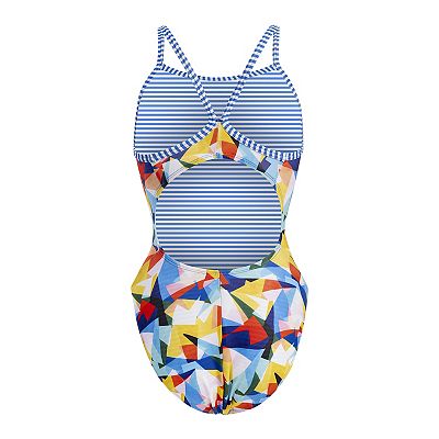 Women's Dolfin Uglies Impact Print V-2 Racerback Competitive One-Piece Swimsuit
