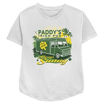 Women's It's Always Sunny In Philadelphia Paddy's Irish Pub Relaxed Fit Graphic Tee