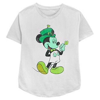 Disney's Mickey Mouse Lucky Outfit Women's Relaxed Fit Graphic Tee