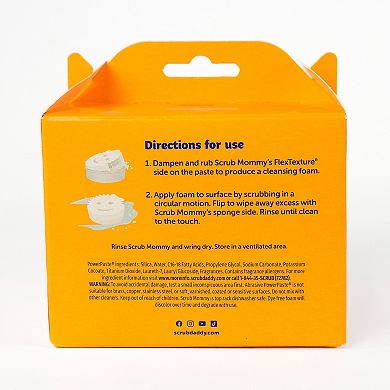 Scrub Daddy Power Paste + Dye-Free Scrub Mommy