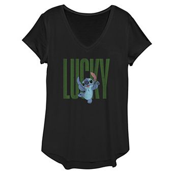 Disney's Lilo & Stitch Lucky Stitch Women's Graphic Tee