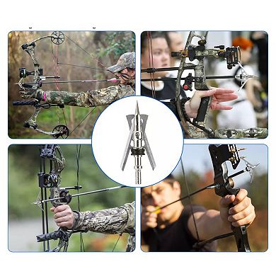 2" Diameter Grain Archery Broadheads 24Pcs