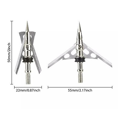 2" Diameter Grain Archery Broadheads 24Pcs