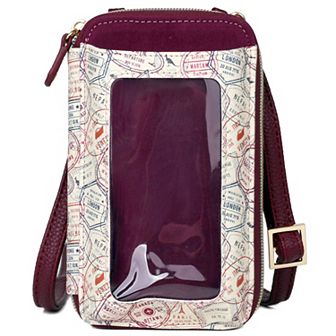 Women's Julia Buxton Nomad Printed Vegan Leather Everywhere Wallet