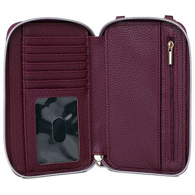 Women's Julia Buxton Nomad Printed Vegan Leather Everywhere Wallet - Main Image