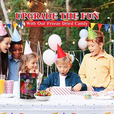 Freeze Dried Candy, RAINBOW CRUNCH - 10 Pack