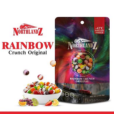 Freeze Dried Candy, RAINBOW CRUNCH - 10 Pack