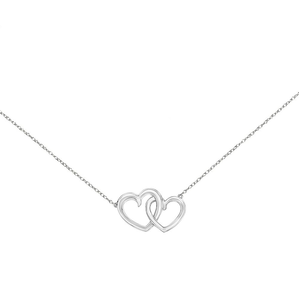 Heart with Dove Necklace - Sterling Silver main image 0