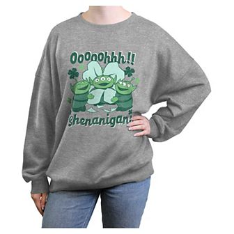Disney / Pixar's Toy Story Aliens Ooooohhh Shenanigans Juniors' Oversized Graphic Pullover