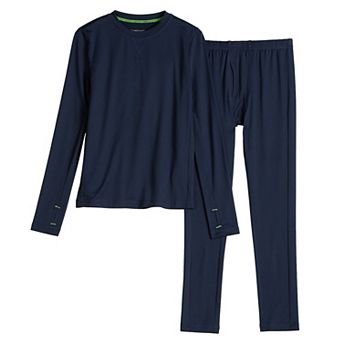 Boys 4-16 Cuddl Duds® 2 pc Comfortech Stretch Poly Base Layer Set