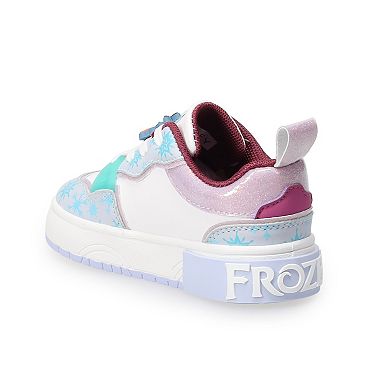 Frozen Court Toddler Girls Lace-Up Sneakers