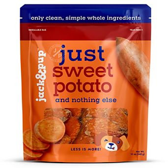 Jack & Pup Just Sweet Potato 12-oz. Dog Treats