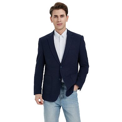 Men's Bespoke Slub Knit Blazer