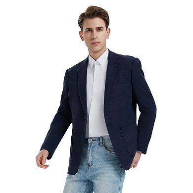 Men's Bespoke Slub Knit Blazer