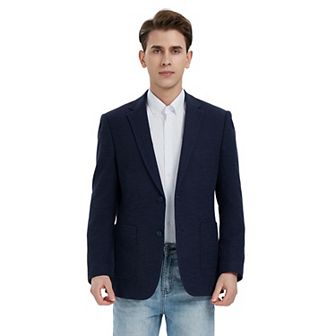 Men's Bespoke Slub Knit Blazer