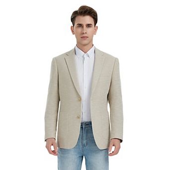 Men's Bespoke Slub Knit Blazer
