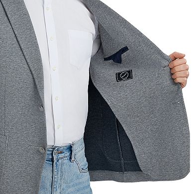 Men's Bespoke Textured Knit Suit Jacket