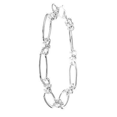 City Luxe Waterproof Silver Tone Bracelet