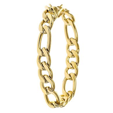 City Luxe Waterproof Gold Tone Chain Bracelet