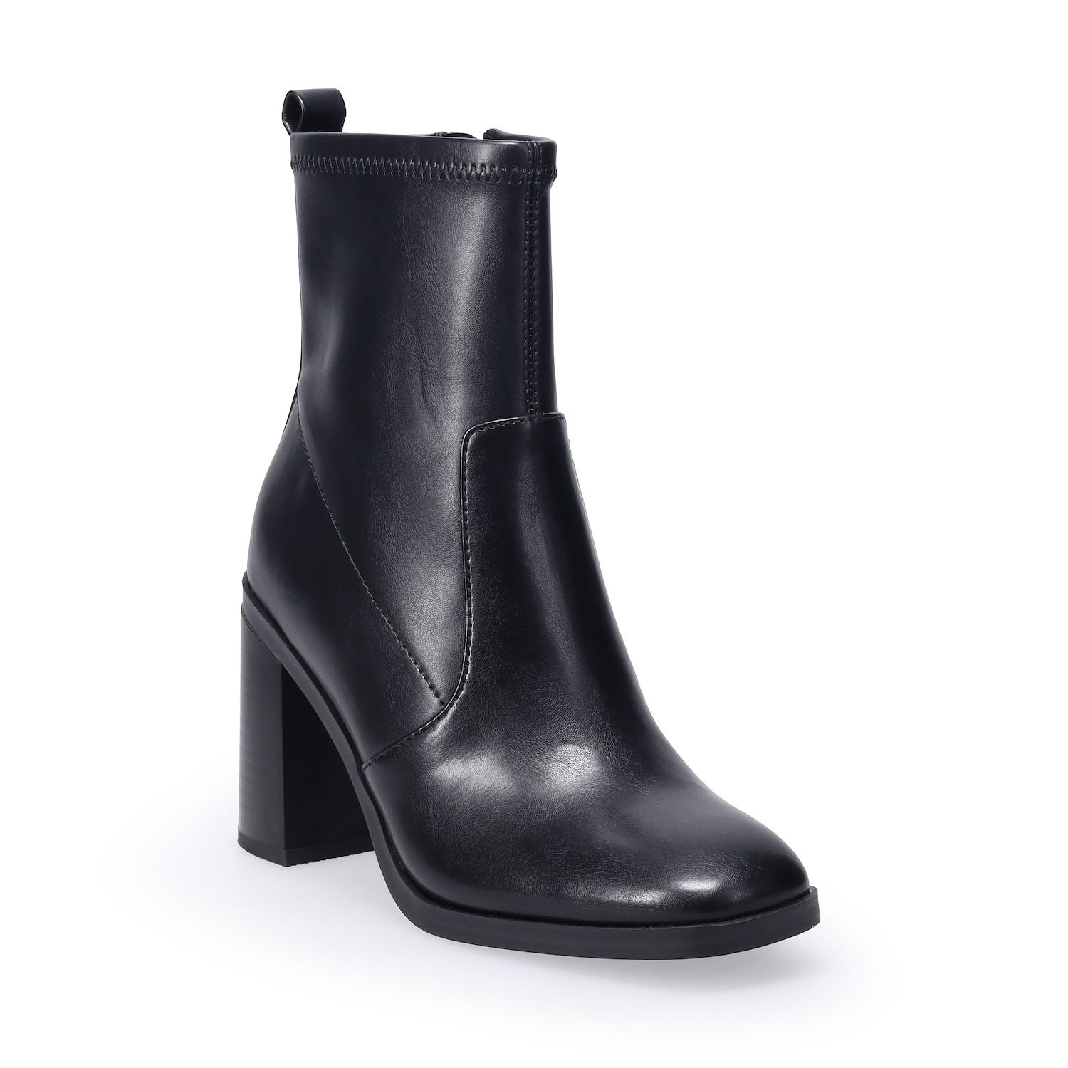 Женские ботинки LC Lauren Conrad Zamino Stretch Heeled, цвет: Чёрный