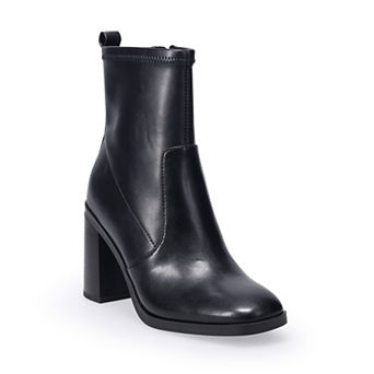 LC Lauren Conrad Zamino Women's Stretch Heeled Boot