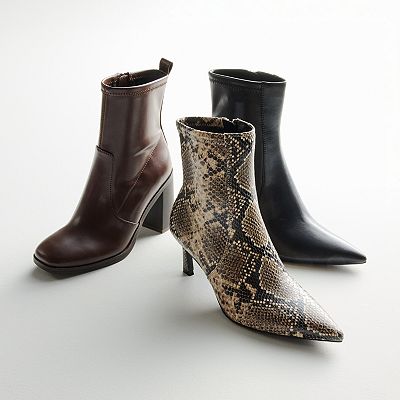Bottes Mi-mollet En Daim L C Lauren Conrad - Marron à Pompons, Pointure 9