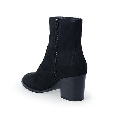 LC Lauren Conrad Philliss Women's Finger Gore Western Boots