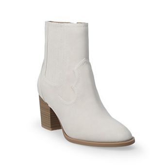 LC Lauren Conrad Philliss Women's Finger Gore Western Boots