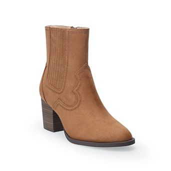 LC Lauren Conrad Philliss Women's Finger Gore Western Boots