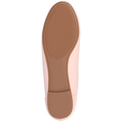 Journee Kamrah Women's Cut Out Round Toe Dress Flats